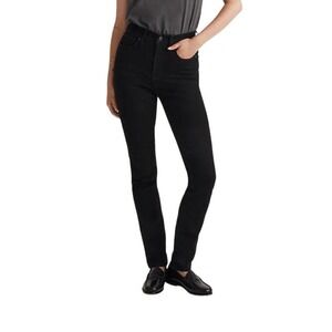 Madewell Tall Stovepipe Black‎ Jeans Size T24